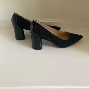 Ann Taylor Factory block heeled pumps. Only worn one time. 2.5 inch heels.